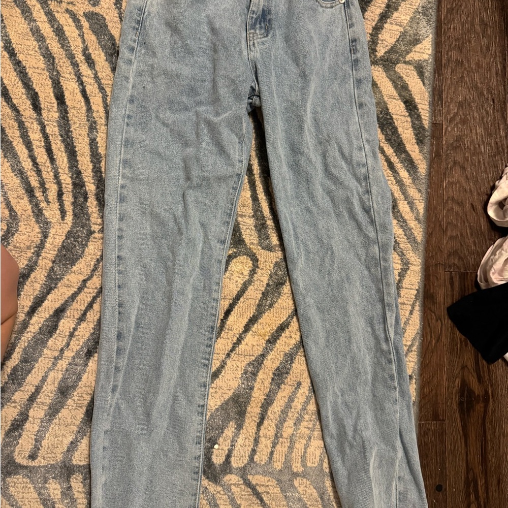 Classic Light Wash Denim Jeans